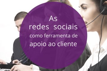apoio ao cliente com as redes sociais